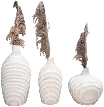Horizontal-ribbed vase
