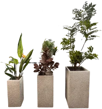Gray planter