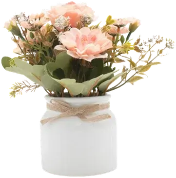 Roses and daisies in a vase
