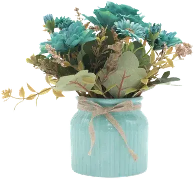 Roses and daisies in a vase