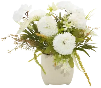 Fern and flowers in a vase