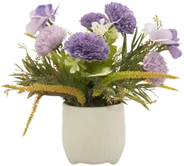 Fern and flowers in a vase