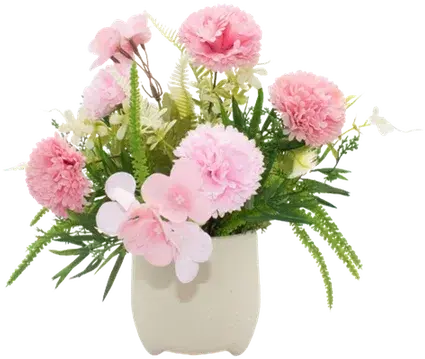 Fern and flowers in a vase