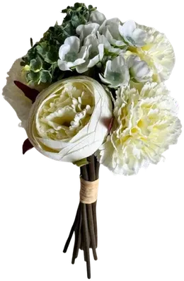 White rose bouquet