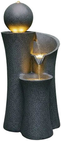 Tiered vessel fountain