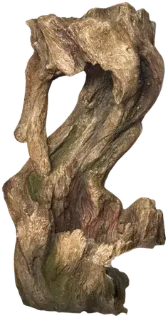 Tree-trunk fountain