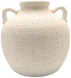 Textured ceramic vase