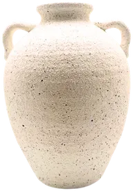 Textured ceramic vase