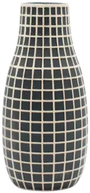 Grid-pattern vase