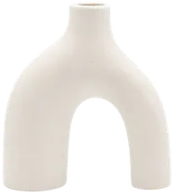 Asymmetric horseshoe vase