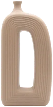 Canteen-shaped vase