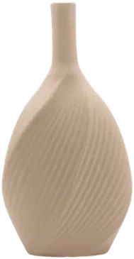 Leaf-textured vase