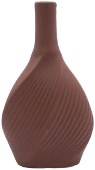 Leaf-textured vase