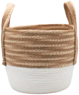 Set of 3 jute baskets