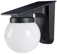 Black solar lamp