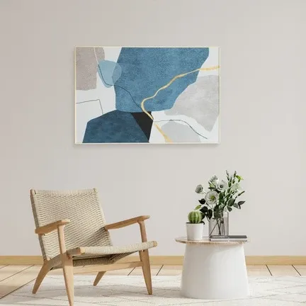 Organic shapes wall art